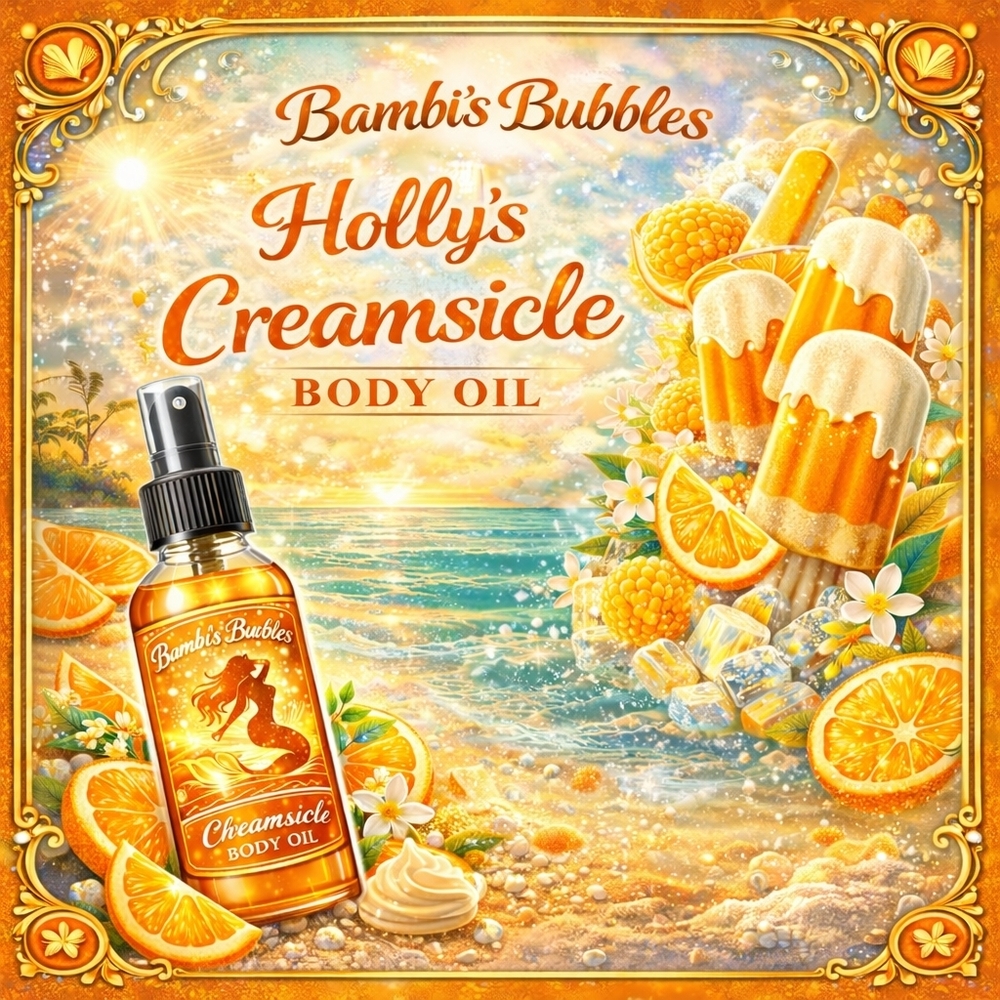 New! Bambis Bubbles Body Oil 2oz Assorted Scents - Picture 8 of 12